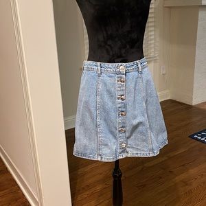 Denim skirt size 8